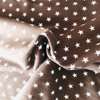 Sweat "Alex" angerauht - Sterne braun